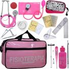 Kit Bolsa Fisioterapia Acadêmico Goniômetro Martelo Buck Fita Antropométrica Premium