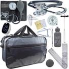 Kit Bolsa Fisioterapia Acadêmico Martelo Buck Goniômetro Completo Premium