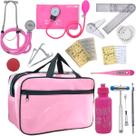 Kit Bolsa Fisioterapia Acadêmico Martelo Buck Goniômetro Fita Imc