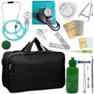 Kit Bolsa Fisioterapia Acadêmico Martelo Buck Goniômetro Fita Imc