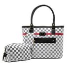 Kit Bolsa Glamour Xadrez Alice Monteiro