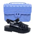 Kit bolsa Infantil menina moderna estilosa e sandalia criança leve macio confortavel versatil fofa Kit bolsa Infantil menina moderna estilosa e sandalia criança leve macio confortavel versatil fofa