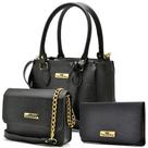 kit Bolsa Lorena Luxo Transversal média Festa + Carteira