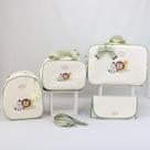Kit bolsa luxo 4 peças safari (verde claro/of)