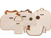 Kit Bolsa Mala Bebê Menino Menina Unissex Com Mochila Passeio Enxoval Kit Bolsa Mala Bebê Menino Menina Unissex Com Mochila Passeio Enxoval