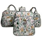 kit Bolsa Mala mamãe passeio bebê mochila safari 3 peças