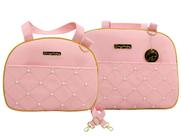 Kit Bolsa Mala Maternidade Menino Menina Bebe Reforçada