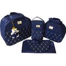 Kit Bolsa Mala Maternidade Modelo Perola Envio Imediato 4 peças Kit Bolsa Mala Maternidade Modelo Perola Envio Imediato 4 peças