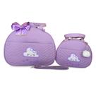 Kit Bolsa Maternidade 2 Peças Grande Impermeável + Mochila com Tema Nuvem para Bebê FJ Baby