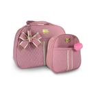 Kit Bolsa Maternidade 2 Peças Grande Impermeável + Mochila + Trocador tema Faju para Bebê FJ Baby