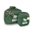 Kit Bolsa Maternidade 2 Peças Grande Impermeável + Mochila + Trocador tema Teddy FJ Baby