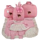 Kit bolsa maternidade 3 peças bailarina rosa + saida maternidade Kit bolsa maternidade 3 peças bailarina rosa + saida maternidade