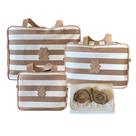 Kit Bolsa Maternidade 4 Peças Impermeável Menino Menina