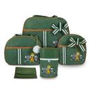 Kit Bolsa Maternidade 5 Peças Grande Impermeável + Mochila + Trocador Tema Safári FJ Baby