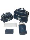Kit Bolsa Maternidade Baby Blessed 5 pçs Azul Marinho Kit Bolsa Maternidade Baby Blessed 5 pçs Azul Marinho