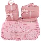 Kit bolsa maternidade de luxo menina + saída maternidade