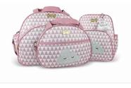 Kit Bolsa Maternidade + Frasqueira + Mochila Nuvem Mave Baby