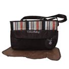 Kit Bolsa Maternidade Mochila Menino/Menina Bege + Trocador