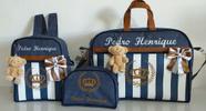 Kit Bolsa Maternidade personalizada três peças ( bolsa grande, mochila e nécessaire) Kit Bolsa Maternidade personalizada três peças ( bolsa grande, mochila e nécessaire)