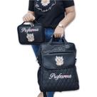 Kit Bolsa/Mochila e Estojo Box Personalizado Professora Coruja Preto/Brilho Preto - Coutre Bolsas Kit Bolsa/Mochila e Estojo Box Personalizado Professora Coruja Preto/Brilho Preto - Coutre Bolsas