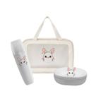 Kit Bolsa Necessaire Estojo organizadora Impermeável Coelho - Kit Bolsa Necessaire Estojo organizadora Impermeável Coelho -