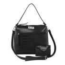 Kit Bolsa Saco Alça de Mão + Transversal Removível + Carteira Willibags