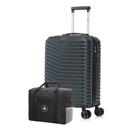 Kit Bolsa Sortida + Mala de Bordo 10kg Com Rodas Removíveis