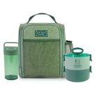 Kit Bolsa Térmica Garrafinha 430ml e Marmita 2 Andares Jacki