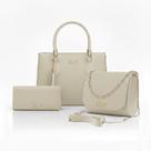 Kit Bolsas Feminina Transversal Média + Tira Colo + Carteira