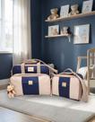 Kit Bolsas Maternidade Grande e Térmica Bebê Enxoval Menino Menina + Trocador Miellu - Linha Deluxe Cor:Marrom Kit Bolsas Maternidade Grande e Térmica Bebê Enxoval Menino Menina + Trocador Miellu - Linha Deluxe Cor:Marrom