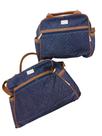 Kit Bolsas Maternidade Linha City Cor Jeans - Griff Kit Bolsas Maternidade Linha City Cor Jeans - Griff