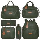 Kit Bolsas Maternidade Pirulitando Completo Refúgio Verde