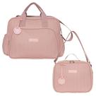 Kit Bolsas Maternidade Pirulitando G+F Refúgio Rosê Kit Bolsas Maternidade Pirulitando G+F Refúgio Rosê