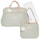 Kit Bolsas Maternidade Pirulitando G+F+T Nuvem de Algodão