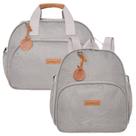 Kit Bolsas Maternidade Pirulitando G+M Essência Cinza Kit Bolsas Maternidade Pirulitando G+M Essência Cinza