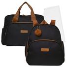 Kit Bolsas Maternidade Pirulitando G+M+T Família Preta Kit Bolsas Maternidade Pirulitando G+M+T Família Preta