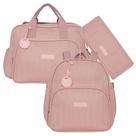 Kit Bolsas Maternidade Pirulitando G+M+T Refúgio Rosê Kit Bolsas Maternidade Pirulitando G+M+T Refúgio Rosê