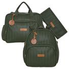 Kit Bolsas Maternidade Pirulitando G+M+T Refúgio Verde