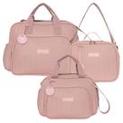 Kit Bolsas Maternidade Pirulitando G+P+F Refúgio Rosê