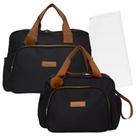 Kit Bolsas Maternidade Pirulitando G+P+T Família Preta Kit Bolsas Maternidade Pirulitando G+P+T Família Preta