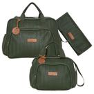 Kit Bolsas Maternidade Pirulitando G+P+T Refúgio Verde