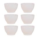 Kit bolws Tigela LE CHEF 19x11,5 Cm Branca multiuso tamanho P com 6 peças