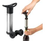 Kit Bomba A Vácuo Para Vinho Com 2 Rolhas Tampa Garrafa Kit Bomba A Vácuo Para Vinho Com 2 Rolhas Tampa Garrafa