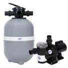 Kit Bomba de Piscina 1/2 Com Filtro GRE400 Até 42.000 Litros