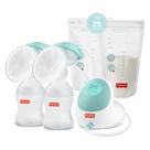 Kit Bomba tira Leite Elétrica Dupla Fisher Price + 25 Sacos Para Armazenar Leite Materno - BB1224KF