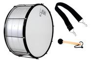 Kit Bombo Bumbo Batuka Fuzileiro 30x22 afin 10 Aro Preto Luen com acessorios