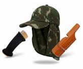 Kit Boné + Apitos de Caça Perdiz 27 e Apito Aracuã com Fole Kit Boné + Apitos de Caça Perdiz 27 e Apito Aracuã com Fole