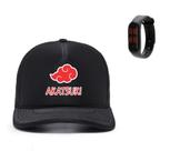 Kit Boné Naruto Akatsuki + Relógio Lançamento Exclusivo