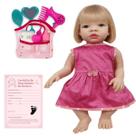 Kit Boneca Baby Kiss Sid Nyl Loira 45cm C/ Bolsa Maternidade Kit Boneca Baby Kiss Sid Nyl Loira 45cm C/ Bolsa Maternidade