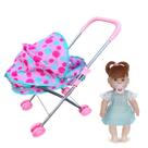 Kit Boneca Coleção Danadinhas Ruiva Chupeta Carrinho Berço